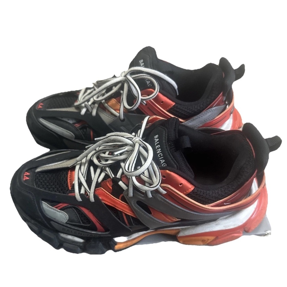 Balenciaga Track Runner Black and Red - Picture 4 of 9